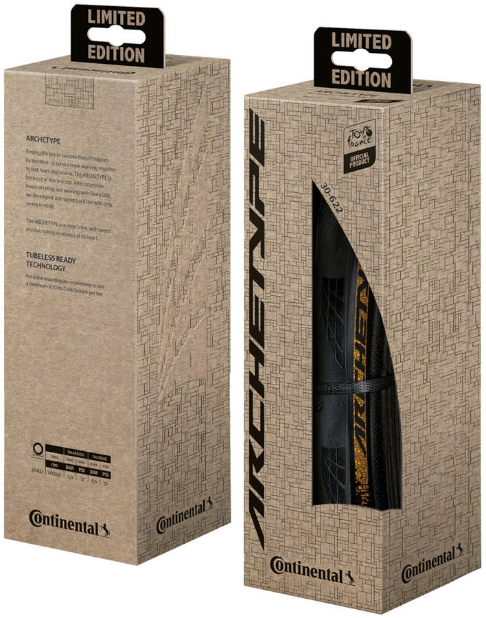 Continental Archetype Tire - 700 x 30 - Tubeless - Tour de France Limited Edition - Image 2