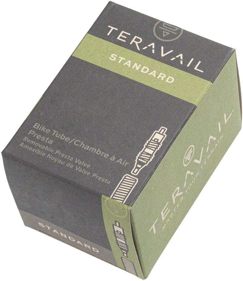 Teravail 700c x 20-28mm 48mm Presta Valve Tube 126g - Image 2