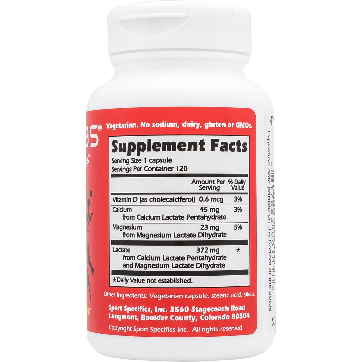 Sportlegs Supplement Bottle of 120 Capsules - Image 2