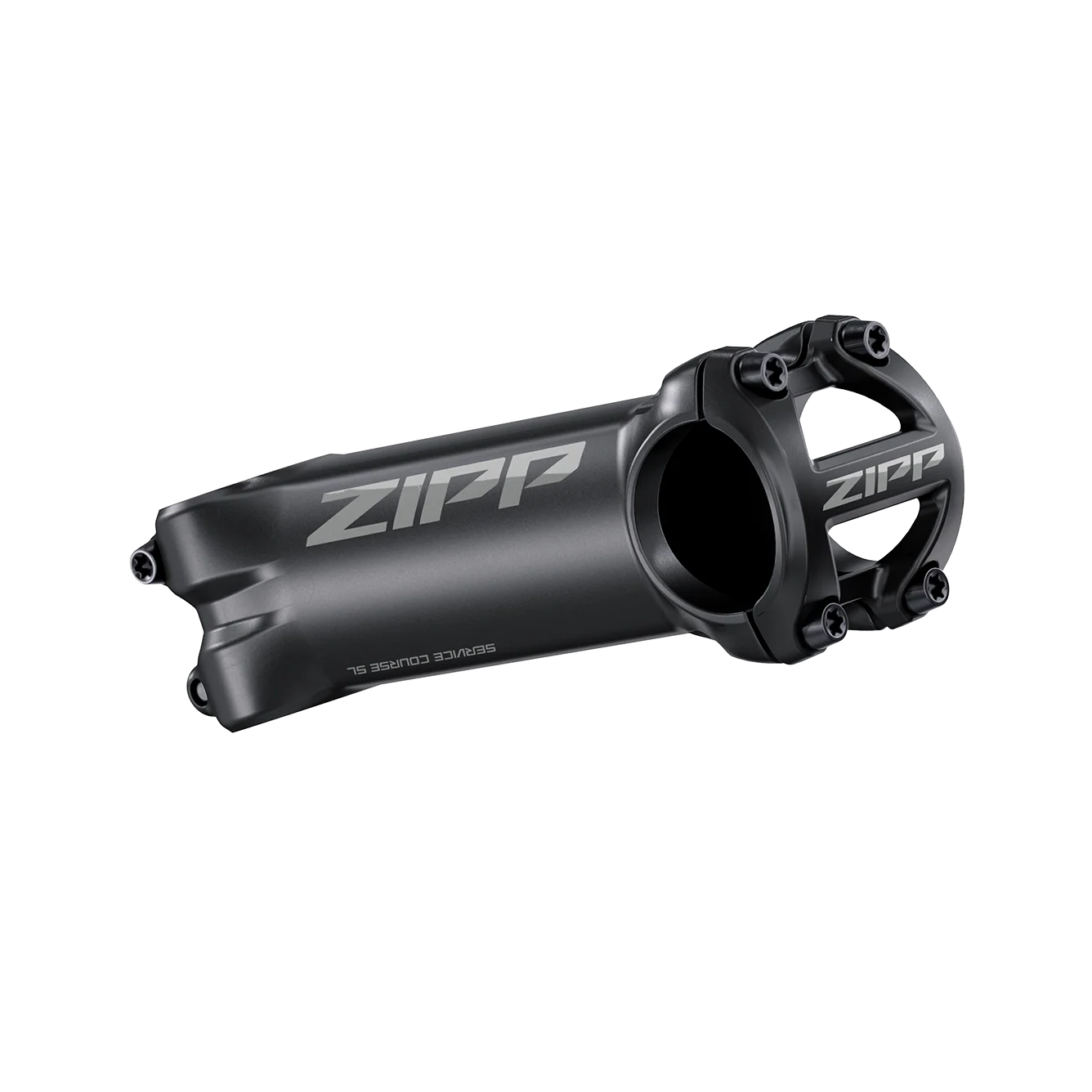 ZIPP SERVICE COURSE SL-OS STEM ±6° - 1.125-1.25MM STEERER - MATTE BLACK W/ GLOSS LOGOS