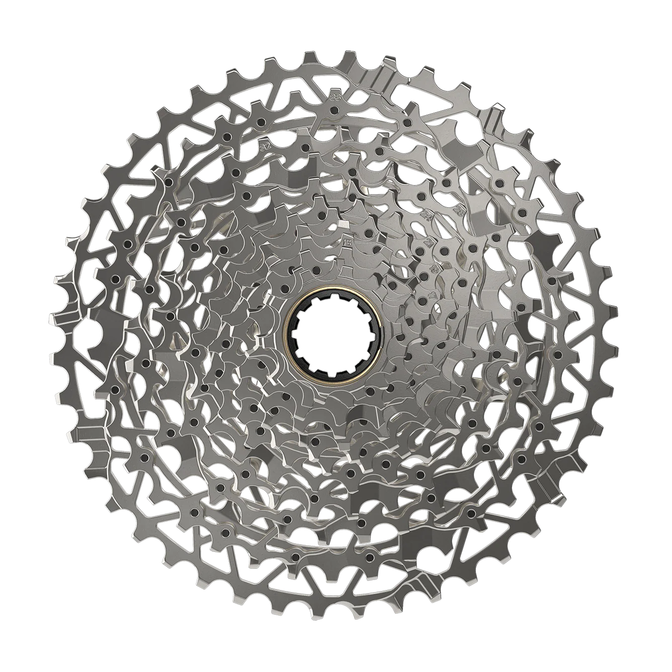 SRAM XPLR XG-1251 Cassette - 12-Speed - 10-44t - Silver - For XDR Driver Body