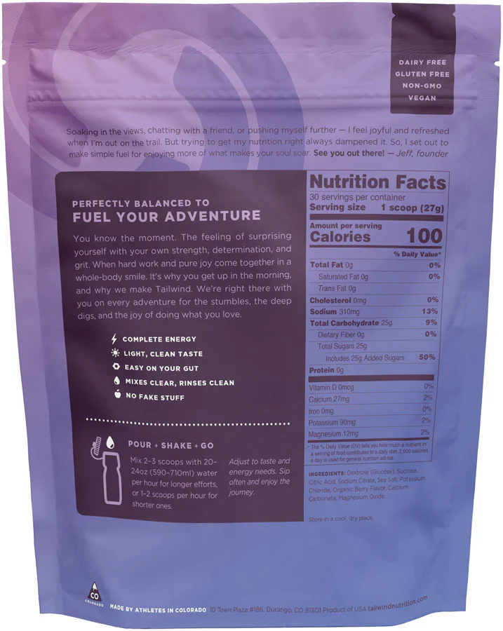 Tailwind Endurance Fuel - 30 Serving Bag - Image 10