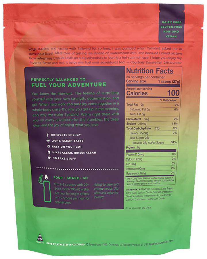 Tailwind Endurance Fuel - 30 Serving Bag - Image 11