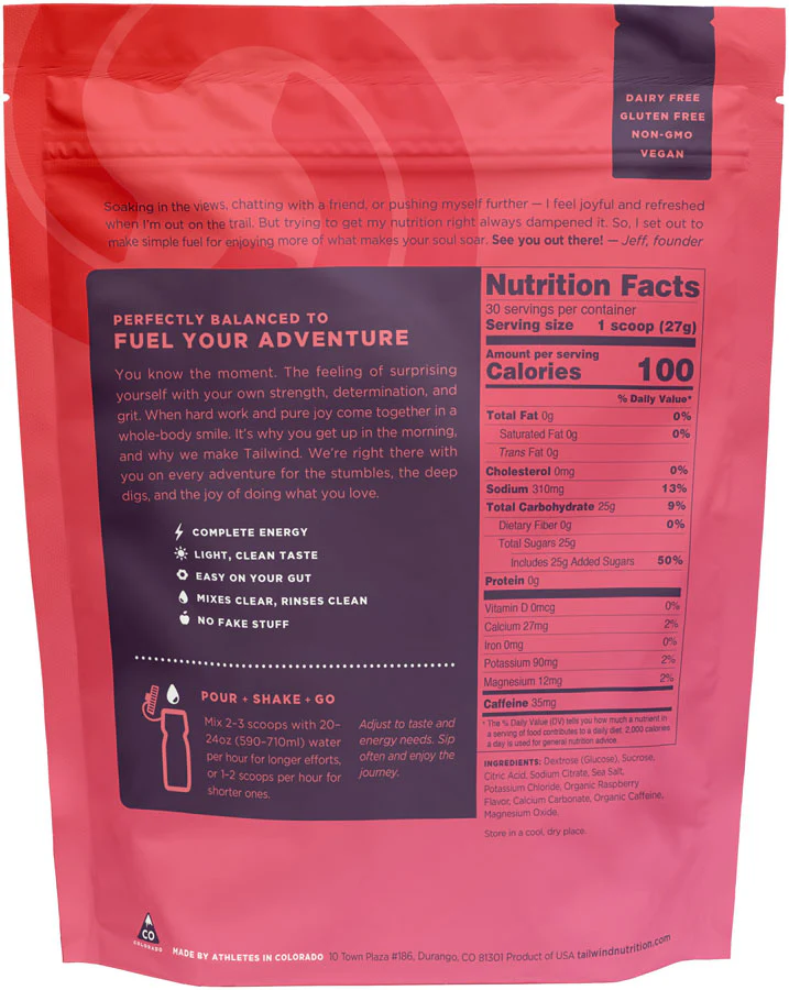 Tailwind Endurance Fuel - 30 Serving Bag - Image 12